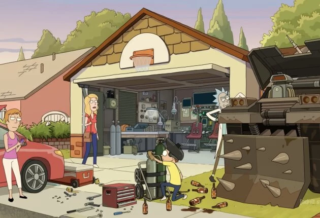 Рик и Морти кадры